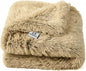 PJYuCien Dog Blankets for Small Medium Dogs Washable - Fluffy Fuzzy Cat Blanket for Couch, Puppy Throw for Furniture with Polyester Fleece, Super Soft Plush for Pet Kitten Doggy, Brown, 30" x 40"