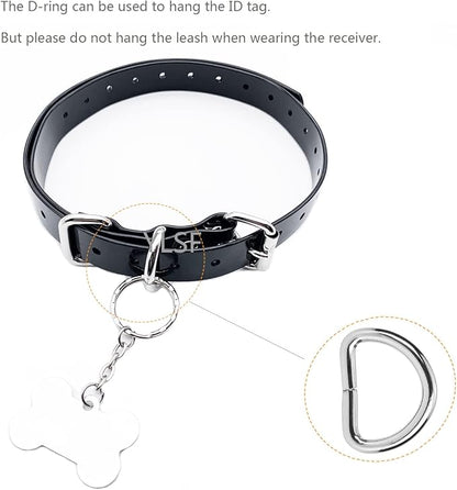 Dog Collar Strap for Most of Electronic Training Collar Receivers-Adjustable Durable Waterproof Odorless 3/4 Inch Collar Replacement for Barking Fence-Pet TPU Collar Strap