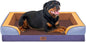 Comfort Expression Orthopedic Dog Bed for Extra Large Dogs 45x35 Inch, Waterproof Egg Crate Foam XL Pet Bed with Removable Bolsters, Dog Couch with Washable Cover & Non-Slip Bottom, Honey Lavender