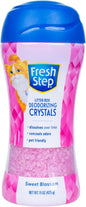 Fresh Step Cat Litter Crystals Deodorizer, Non Toxic Odor Neutralizing Crystals for Litter Boxes that Help Control Smells and Keep Home Areas Fresh, Sweet Blossom Scent, 15 Ounce