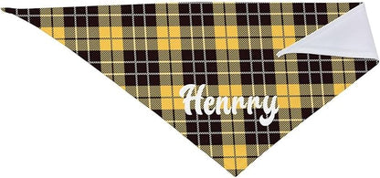 Custom Pet Scarf Personalized Dog Bandana with Name Personalized Add Your Text Bibs Triangle Head Scarfs Gift for Small Medium Large Dogs Cats Baby Puppy Pets Accessories