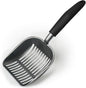 Cat Litter Scoop, Kitty Metal Scooper, Aluminum Alloy Sifter, Kitten Pooper Lifter, Deep Shovel, Long Handle, Poop Sifting, Durable, Heavy Duty, for Litter Box