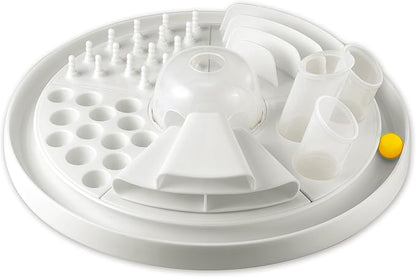 Cat-Center - 7-in-1 Pet Activity Center, Cat Toy Game, Educate & Entertain Your Pet, Durable & Dishwasher Safe, Multi Play Toy