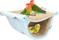 BWOGUE Winter Warm Bird Nest Bed Hanging Hammock Snuggle Hut Parrot House Tent Toy Bird Cage Perch for Parakeet Budgies Cockatiels Lovebird Cockatoo Finch Hamster Chinchilla Guinea Pig