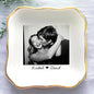 Custom Photo Ring Dish, Personalized Couple Portrait Picture Trinket Tray, Engagement Ring Dish, Wedding Jewelry Tray Keepsake Valentines Gift for Her Him Wife Husband