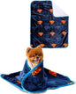 Franco Pet Superman DC Comics Super Soft Cozy Waterproof Sherpa-Backed Blanket Throw for Small Dogs, Couch/Bed/Car, 30x40 (Officially Licensed Product)