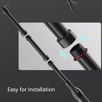 Carefree Fish Aquarium Gravel Vacuum Sand Cleaner with 6Ft Pipe Fish Tank Water Changer Adjustable Length ABS(for 5~20Gal Tank)