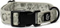 Lucy & Co. Dog Collar - Durable Lightweight Designer Collar for Pets - Adjustable Metal Safety Buckel. - Green Outdoor Plaid - Small