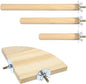 Bird Cage Sticks Wooden Parakeet Perches Cockatiel Cage Wooden Sticks Parrot Bird Stick for Cages Parrot Canary Budgie Canaries Conures Finches