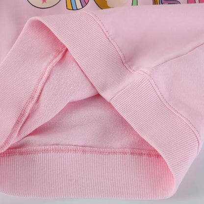 Toddler Baby Girls Cotton Sweater, Long Sleeve Crewneck Sweatshirt Pullover Kids Warm Clothing for Fall Winter
