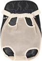 Leconpet Pet Carrier Backpack, Legs Out Adjustable Pet Front Cat Dog Carrier Backpack, Easy-Fit Dog Travel Backpack Carrier for Hiking Camping for Small Medium Puppies Cats (L, Cream)