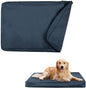 Waterproof Dog Bed Cover Replacement for 36 Inch Wire Crates, Heavy Duty Oxford Fabric Pet Bed Sleeve with Zipper, Washable & Durable Mattress Protector for Puppy,34" L x 22" W x 3.5" H(Cover Only)