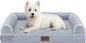 Medium Dog Bed Orthopedic Washable: Beds Bolster Medium Sized Dogs Bed Egg Crate Foam Couch Sofa Waterproof with Removable Cover