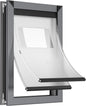 Rescumascer Medium Dog Door for Door, Doggie Door with Aluminum Frame, Dog Door for Medium Dogs and Large Cat up to 30lbs