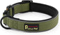 Plutus Pet Tactical Dog Collar, Reflective, Adjustable Heavy Duty Dog Collar, Soft Padded and Comfortable, for Small Medium and Large Dogs (Ranger Green, S)