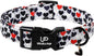 Valentine's Dog Collar, UP URARA PUP Love Heart Adjustable Pet Collar with Bowknot Charm, Daily Dog Accessories for Small Medium Large Dogs