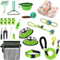 PupLuxe Puppy Starter Kit - Green 22 Piece Bundle Great for Dog Training, Perfect for New & Experienced Owners