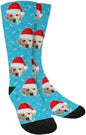 Custom Face Socks, Personalized Dog Lover Pet Photo Picture on Socks Unisex Athletic Crew Socks for Men Women