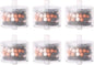 6 Packs Cat Fountain Replacement Filters, Ceramic Cat Water Fountain Filters for Automatic Pet Water Dispenser, Activated Carbon Filter