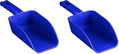 Vikan Remco 63003 Color-Coded Plastic Hand Scoop - BPA-Free Food-Safe Kitchen Utensils, Restaurant and Food Service Supplies, 16 oz, Blue (Pack of 2)