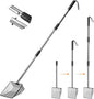 Cat Litter Scoop 43 inch Metal Litter Scooper with Stainless Steel Long Handle, Upgraded Large Kitty Box Scooper Heavy Duty Deep Shovel for Fast Sifting, Dog Waste Scooops for Outside Pet Poop