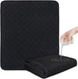 Washable Incontinence Bed Pads, Reusable Underpads for Kids, Adults, Elderly, Hospitals & Pets, Waterproof Bed Protector Pad for Bed, Sofa, Floor, Super Absorbent Bed Pad 30" x 36"- Black