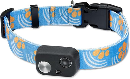 MS-5 Automatic Pet Door Collar by High Tech Pet, Genuine Dog Collar for Power Pet Doors - Deluxe Strap (Paw, Extra Large) - DC-PAW-MS5-XL