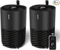 PuroAir 130i HEPA Air Purifiers for Home Pets - Covers Up To 600 Sq Ft - Filters Up To 99.9% of Pollutants, Smoke, Pollen, Dust - Quiet HEPA Air Filter - Air Purifiers for Bedroom (2 Pack)