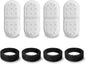 Cat Water Fountain Filters, APAUK 4 Pack Replacement Filters & Sponges,Only Applicable to APFSS-3201