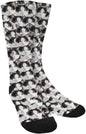 Custom Face Socks, Personalized Dog Lover Pet Photo Picture on Socks Unisex Athletic Crew Socks for Men Women