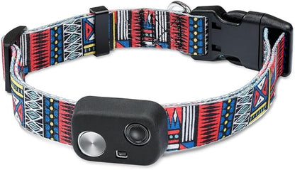 MS-5 Automatic Pet Door Collar, Genuine High Tech Pet Brand Dog Collar for Power Pet Doors - Deluxe Strap (Tribal, Extra Large) - DC-TBL-MS5-XL