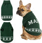 Customizable Pet Sweater for Dogs & Cats with Name Soft Acrylic Knit, Paw Print Detail, Perfect for Small and Large Pets, Ideal for Daily Wear or Holiday Season Gifts