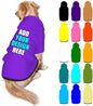 Custom Dog Clothes with Photo Name Logo Personalized Dog Sweaters for Small Medium Large Dogs Breathable Warm, BlueViolet, XL