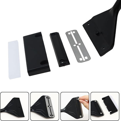Algae Scraper for Glass Aquariums 24.4" Fish Tank Scraper with 10 Replaceable Blades Aquarium Glass Scraper Adjustable Length Aquarium Cleaning Tools Kit for Glass Aquarium Fish Tank