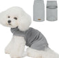 EXPAWLORER Soft Cat Sweater - Sweaters for Cats Only Warm Kitten Clothes, Fall and Winter Pet Coat Pullover Design, Fleece Sweatshirt Clothing Also for Puppy Small Dogs, Grey Large