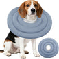 IDOMIK Dog Recovery Collar, Waterproof Soft Dog Cone After Surgery, Comfy Protective Elizabethan Collar Alternative for Dogs Cats, Adjustable Pet Neck Donut Cone Anti-Licking Biting Wounds,Blue,XL