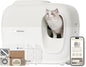 PetSnowy Self-Cleaning Automatic Cat Litter Box with Odor Control TiO2 System, Robot Litter Box with Auto-Packing, App Control, Large Cats & Multiple Cats (2026 Premium Version)