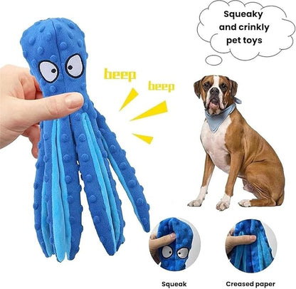 2025 New Upgrade Interactive Chew Pet Toy No Stuffing Bite-Resistant Squeaky Perfect for Puppies, Small and Medium Dogs (2pcs A)