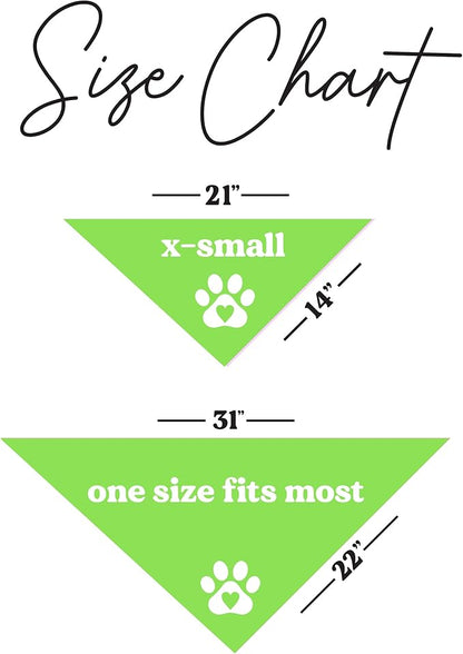 Do Not Pet Dog Bandana (Lime Green, OS 157)