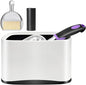 Cat Litter Scooper with Holder,Metal Cat Litter Scoop, Kitty Poop Scooper Stand for Litter Box, Cat Caddy for Litter Scoop, Fast Sifting Kitty Poop Scooper Caddy Poop Scooper Stand