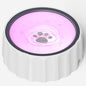 Dog Small Animals Water Bowl No Spill 70oz/2L Large Capacity Dispenser Non Slip No Splash Small Animals Bowl Pet Slow Feeder No Drip Dog Water Bowl on Vehicle for Dogs and Cats - Pink