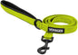 Best Pet Supplies Voyager Reflective Dog Leash or Collar with Neoprene Handle, for Small, Medium, and Large Breed Puppies, Cute and Heavy Duty for Walking, Running and Training - Lime, L