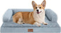 Dog Bed Medium Size Dog-Orthopedic Waterproof Bed for Dogs,Foam Couch Sofa with Washable Removable Cover & Non-Slip Bottom-Grey