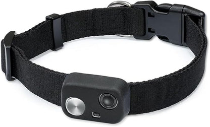 MS-5 Automatic Pet Door Collar, Genuine High Tech Pet Brand Dog Collar for Power Pet Doors - Deluxe Strap (Black, Large) - DC-BLK-MS5-L