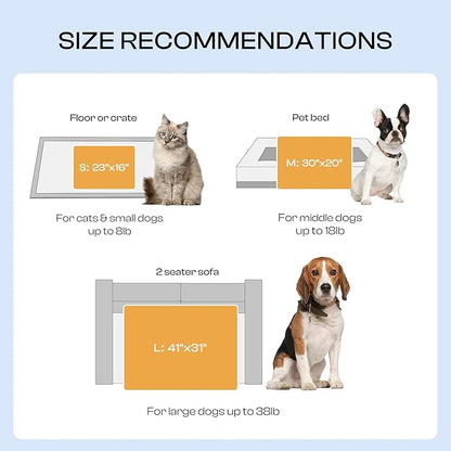 1 Pack 3 Calming Blankets Fluffy Premium Fleece Pet Blanket Soft Sherpa Throw for Dog Puppy Cat Black Large (41"x31")