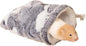 Sugar Glider Bonding Pouch Carrier Bag, Small Animals Sleeping Pouch Bag with Breathable Vent and Drawstring, Portable Travel Bag for Sugar Glider Rat Squirrel Guinea Pig Birds Parrot (Gray)
