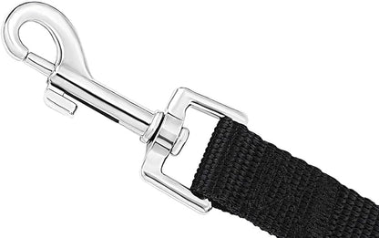 AmaGood Dog/Puppy Obedience Recall Training Agility Lead-15 ft 20 ft 30 ft 50 ft Long Leash-for Dog Training,Tie Out,Play,Safety,Camping (15 feet, Black)
