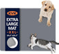 Dog Food Mat, 39.4×29.5in Extra Large Silicone Pet Feeding Mat - Waterproof, Non - Slip, Chew - Resistant for Food & Water, Protect Floors (Light Gray)