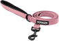 Best Pet Supplies Voyager Reflective Dog Leash or Collar with Neoprene Handle, for Small, Medium, and Large Breed Puppies, Cute and Heavy Duty for Walking, Running and Training - Pink (Leash), S