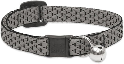 LupinePet Eco 1/2" Granite Cat Safety Collar with Bell , 8-12"